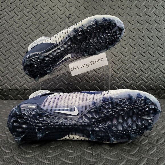 Nike Alpha Menace Elite 2 White/Navy Football Cleat Men\'s Sz 11.5 BV2077 101 main image 6